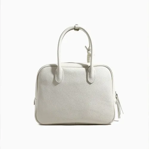 Urban Cowhide Leather Top Handle Tote Bag