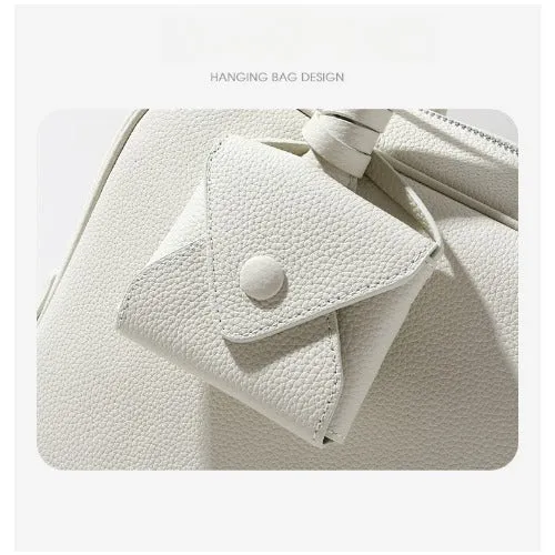 Urban Cowhide Leather Top Handle Tote Bag