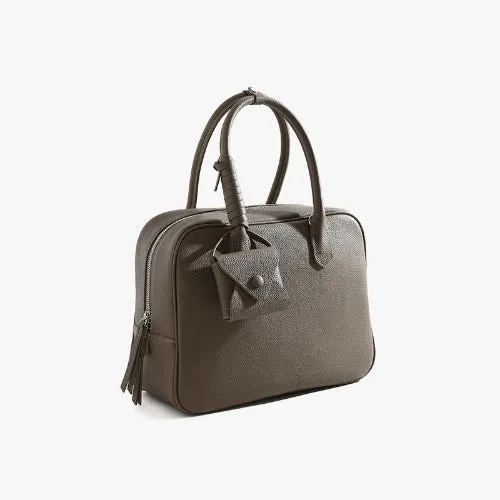 Urban Cowhide Leather Top Handle Tote Bag
