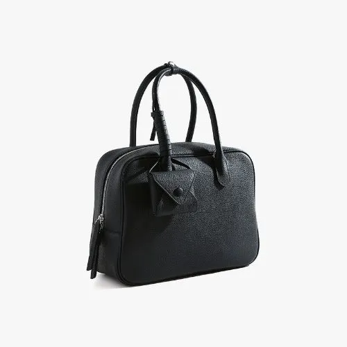 Urban Cowhide Leather Top Handle Tote Bag