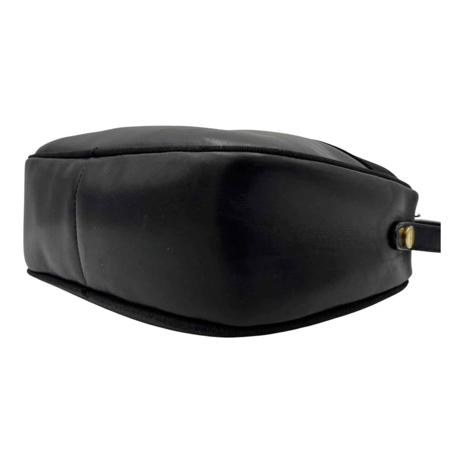 Vara Bow Crossbody Bag Black in Calfskin, Gold hardware