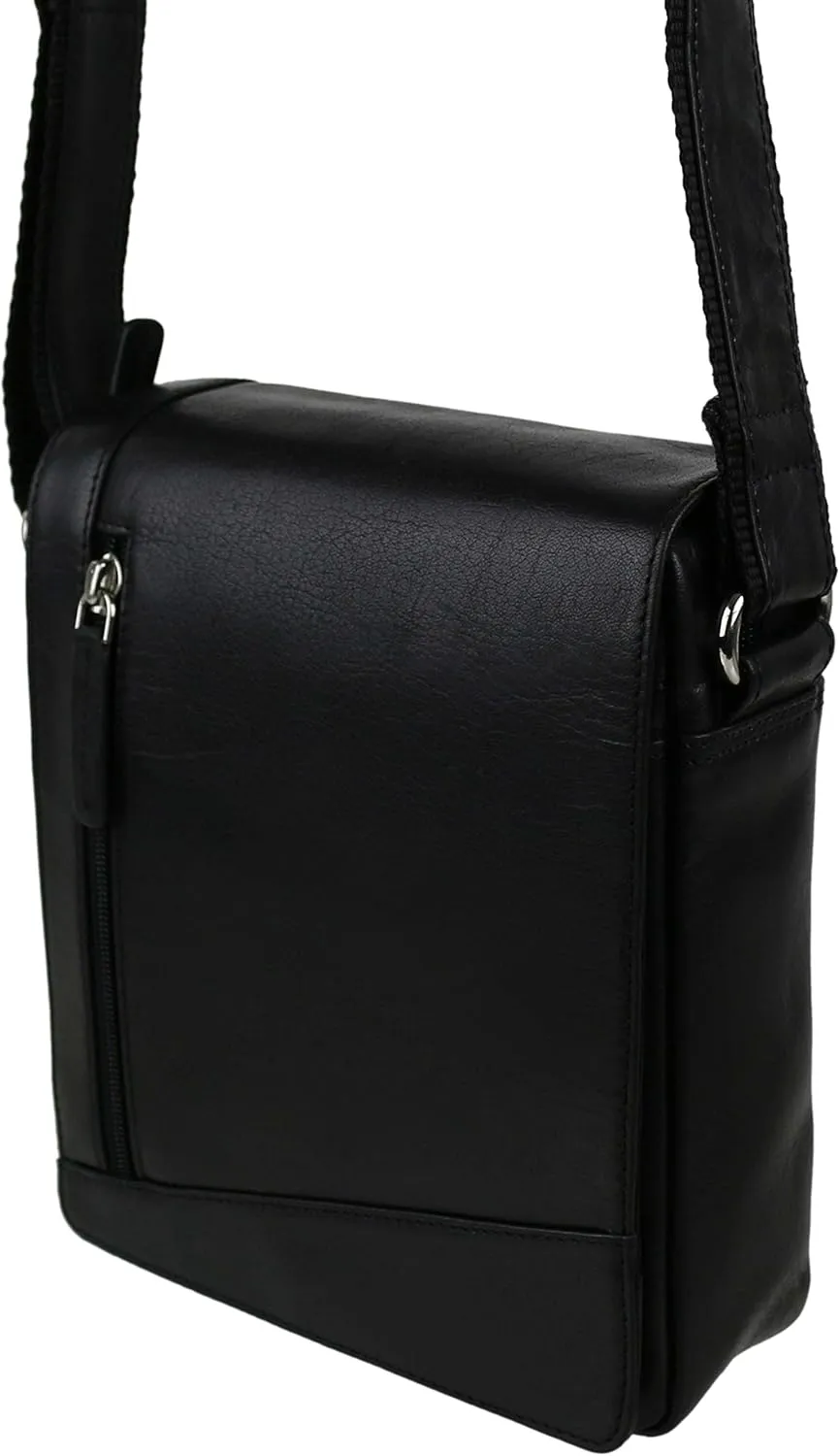 Visconti Women's Leather Cross Body/Shoulder Bad By ; Merlin Travel Onesize Black