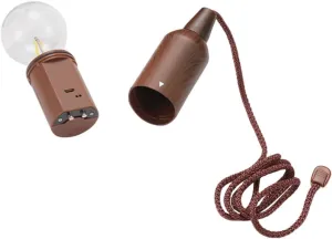 Wear-Resistant Camping Lamp Portable Outdoor Tent Light Pull Design Easy to Use for Camping Hiking and Outdoor Activities Lightweight