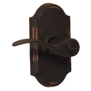 Weslock L7140H1H1SL23 Left Hand Carlow Premiere Entry Lock with Adjustable Latch and Full Lip Strike Oil Rubbed Bronze Finish