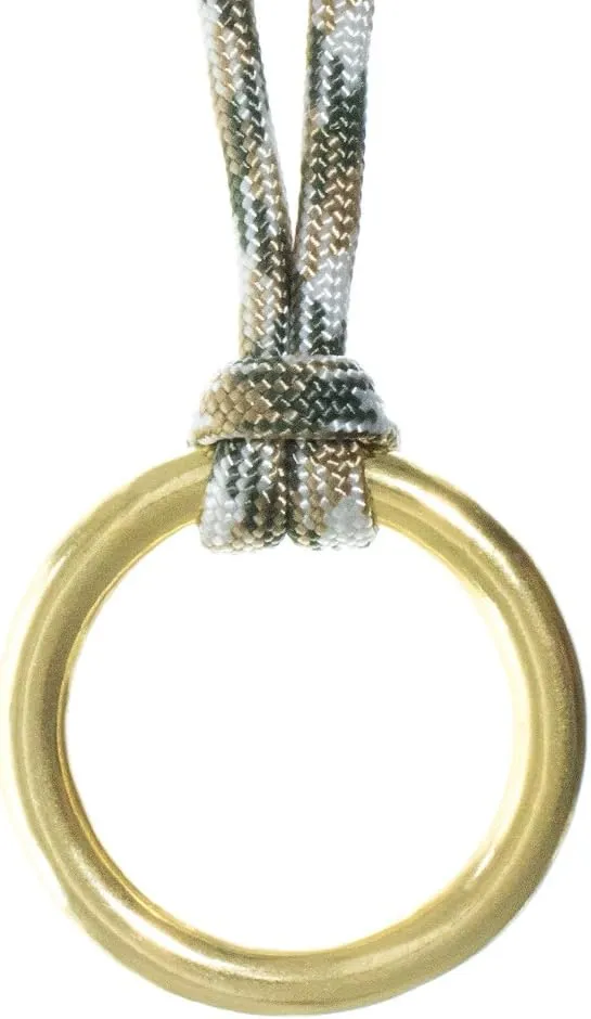 West Coast Paracord Brass O-Rings - 10 Pack - Leathercraft, DIY, Jewelry, Handbag, Strapping, Webbing