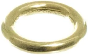 West Coast Paracord Brass O-Rings - 10 Pack - Leathercraft, DIY, Jewelry, Handbag, Strapping, Webbing