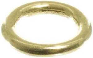 West Coast Paracord Brass O-Rings - 10 Pack - Leathercraft, DIY, Jewelry, Handbag, Strapping, Webbing