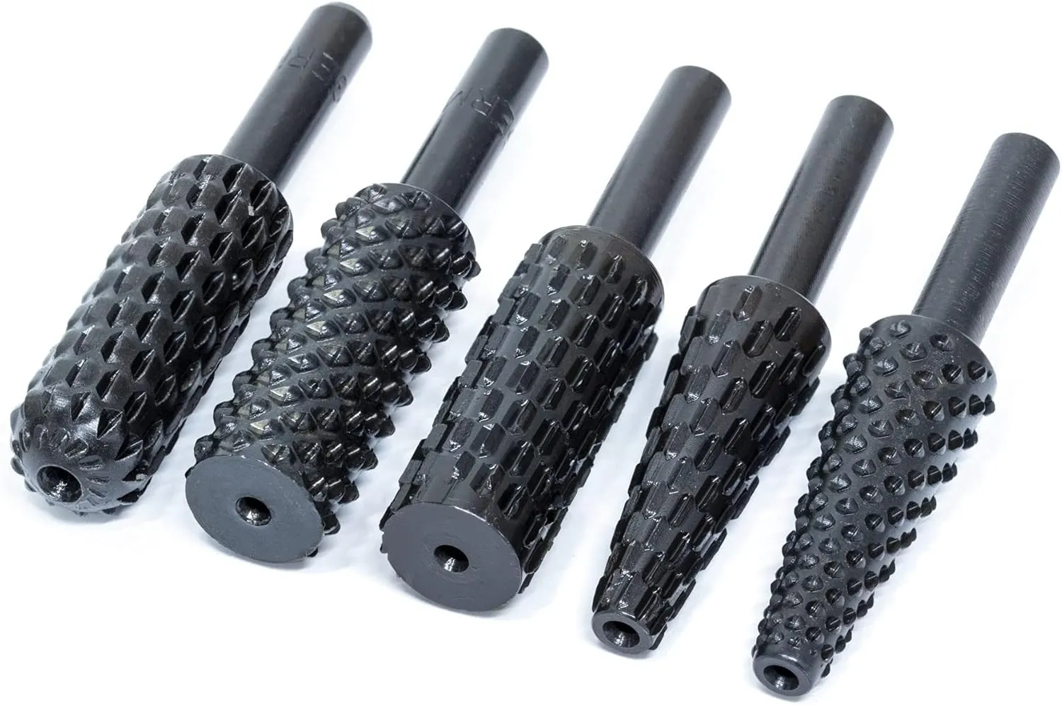 Wolfcraft 2540405 Rotary File, Rasp, and Countersink Set, 5-Piece