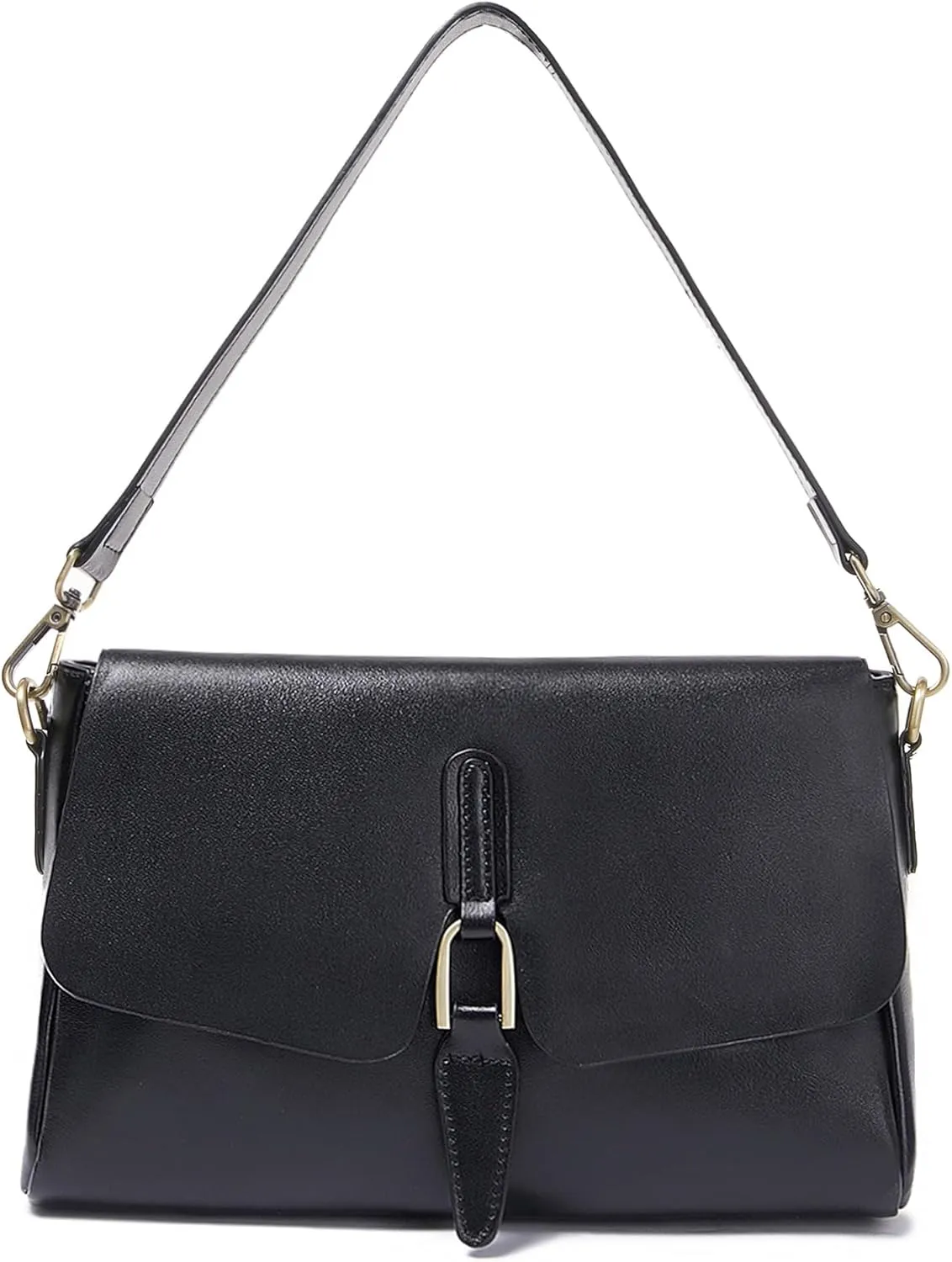 Women Genuine Leather Shoulder Bags Classic Crossbody Purses for Lady Handbag