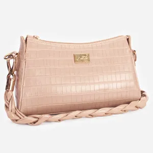 Women "SEFORA" Women Textured Patent Handbag