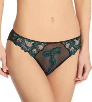 Women's ACC0788 Dressing Floral Italian Brief Panty