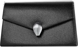 Women's Clutch Evening Bag, Black Sparkly Rhinestone Purse Formal Handbag with Chain for Wedding Party