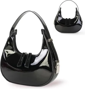 Women's Crescent Shoulder Bags - Small Red Purse Y2k Top Handle Hobo Shoulder Underarm Handbags Clutch bag