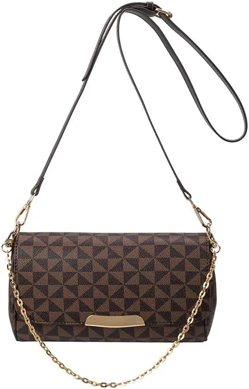 Women's Crossbody Bags Fashion Chain Bags Classic Casual Clutches Envelope Shoulder Bags PU Women's Messenger Bags