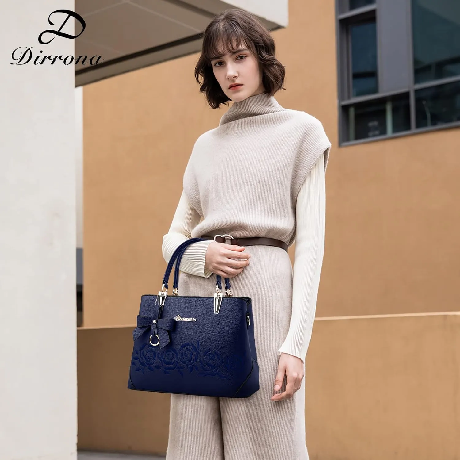 Womens Handbag Ladies Shoulder Bags Casual Messenger Bag Bowknot