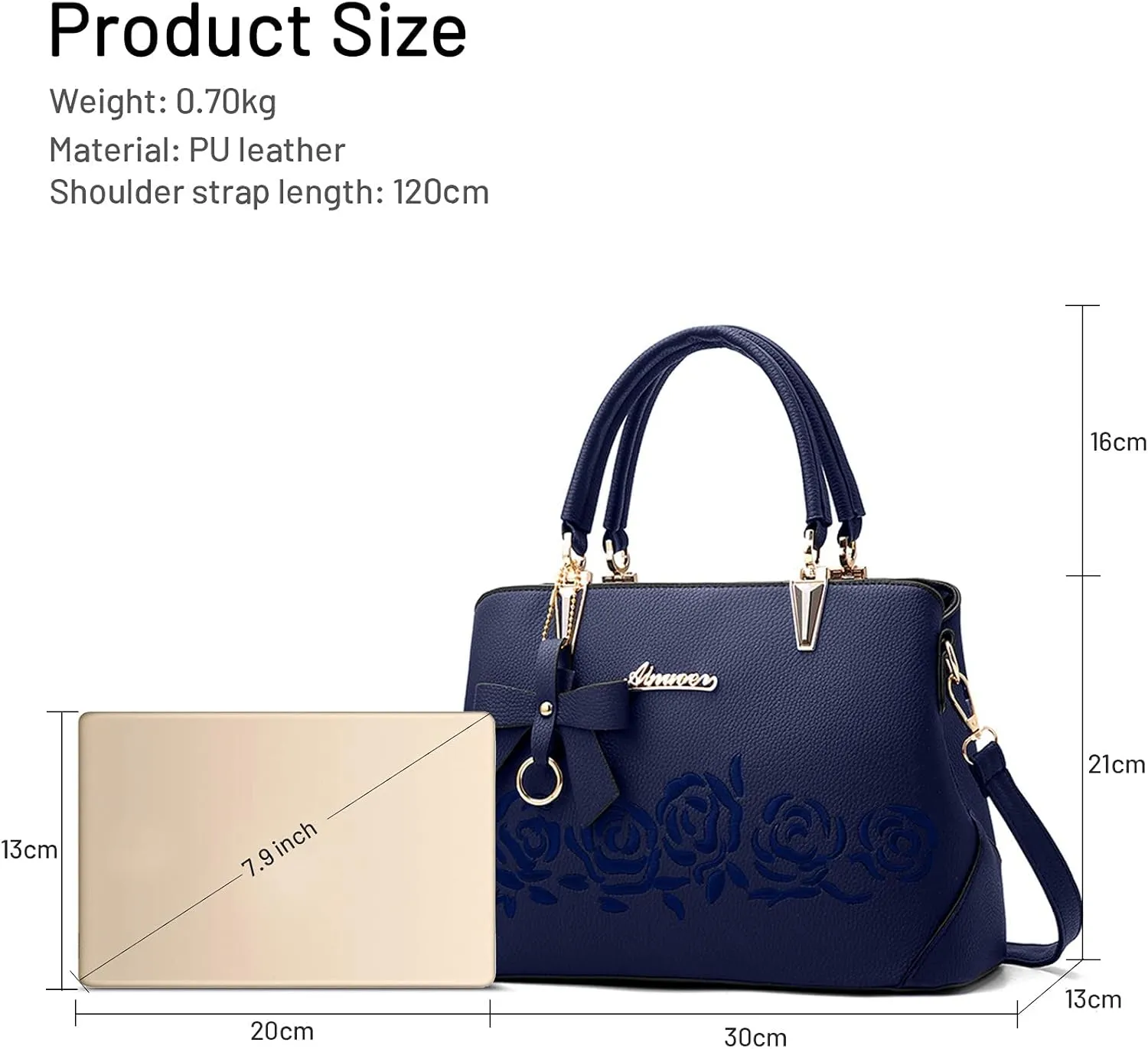 Womens Handbag Ladies Shoulder Bags Casual Messenger Bag Bowknot