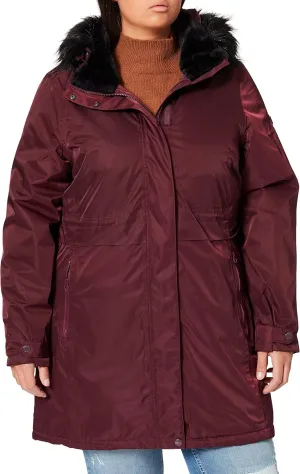 Womens Lexis Waterproof Insulated Fur Trimmed Parka Jacket Coat