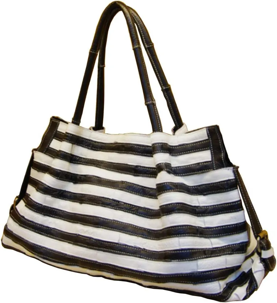 Women’s Multicolor Boston Bag Genuine Leather Colorful Large Tote Handbag Purse