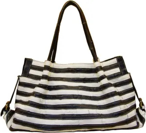 Women’s Multicolor Boston Bag Genuine Leather Colorful Large Tote Handbag Purse