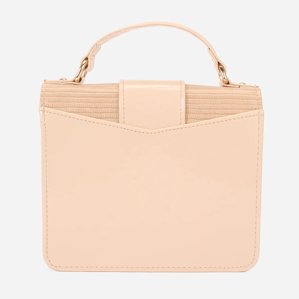 Womens "DOWET" Patent Textured Handbag