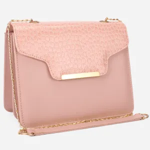 Womens "FERRA" Textured Suede Handbag