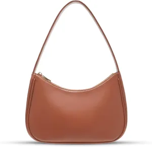 Women's Shoulder Bags, Small Hobo Tote Elegant Clutch Purse with Zipper Closure