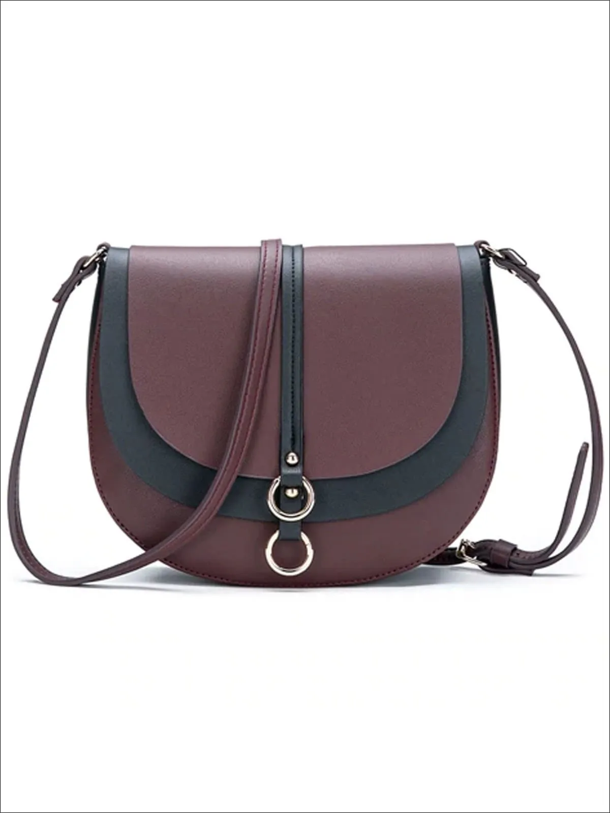 Women's Synthetic Leather & Suede Shoulder Bag