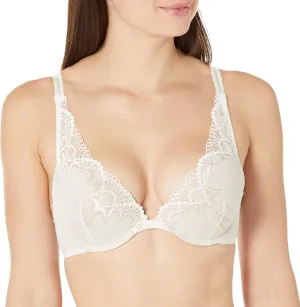 Wonderbra Women's Refined Glamour Triangle Underwire Push-up Bra