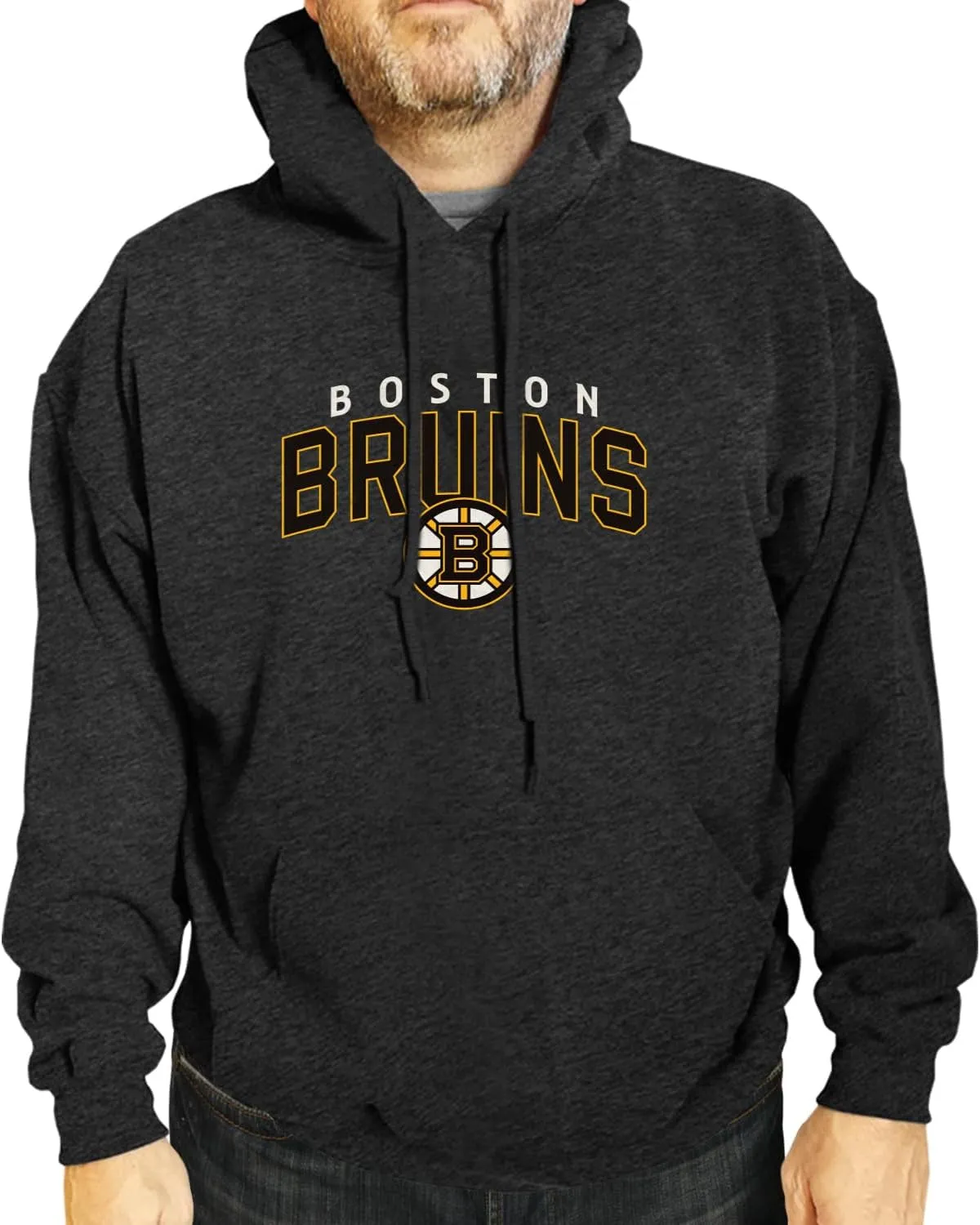 Wright & Ditson NHL Adult Unisex Powerplay Hooded Sweatshirt - Cotton Poly Fleece - Tagless and Comfortable