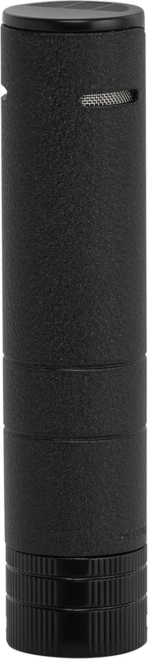 XIKAR Turrim Dual Jet Flame Cigar Lighter, Durable Table Top Design, Ratcheting Fuel Adjustment Wheel, Black