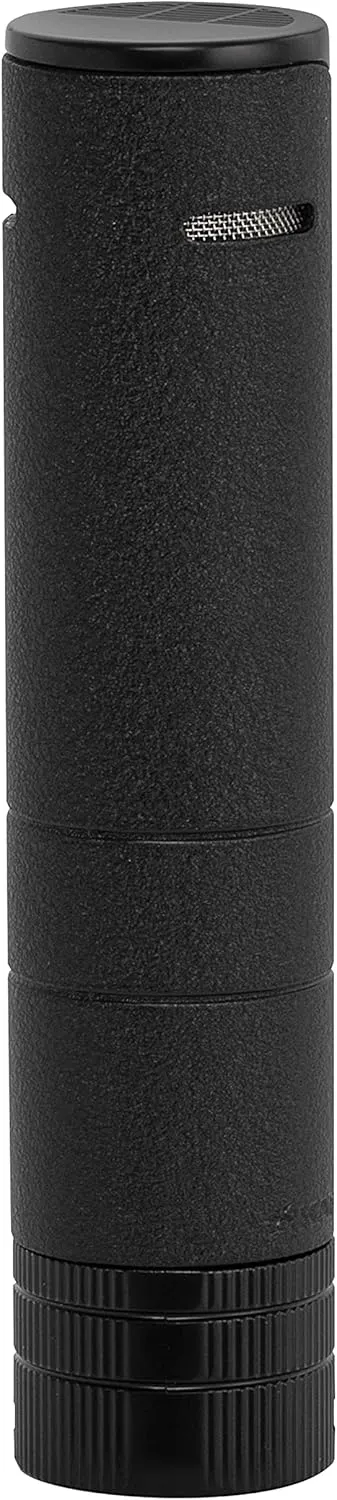 XIKAR Turrim Dual Jet Flame Cigar Lighter, Durable Table Top Design, Ratcheting Fuel Adjustment Wheel, Black