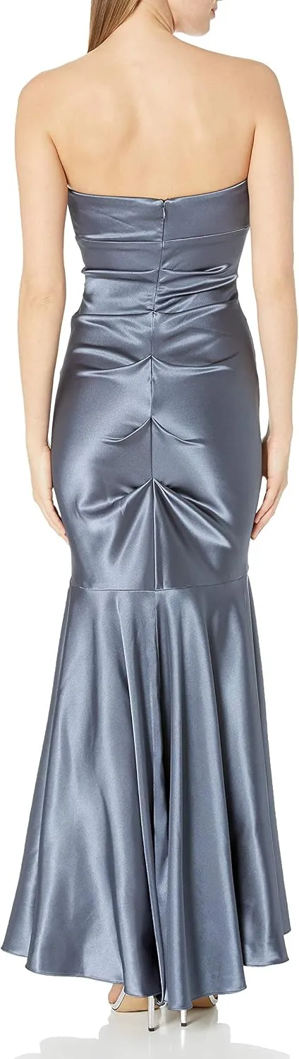 Xscape Women's Sweetheart Strapless Gown with Embellishment