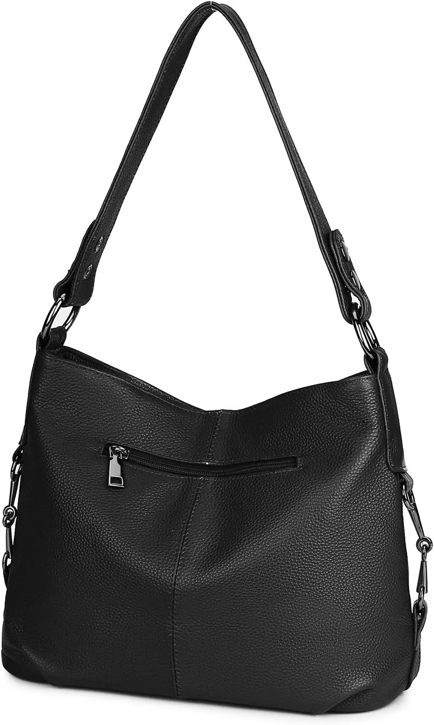 YALUXE Genuine Leather Shoulder Bags Stylish Hobo Handbags Purses Crossbody Bags for Women