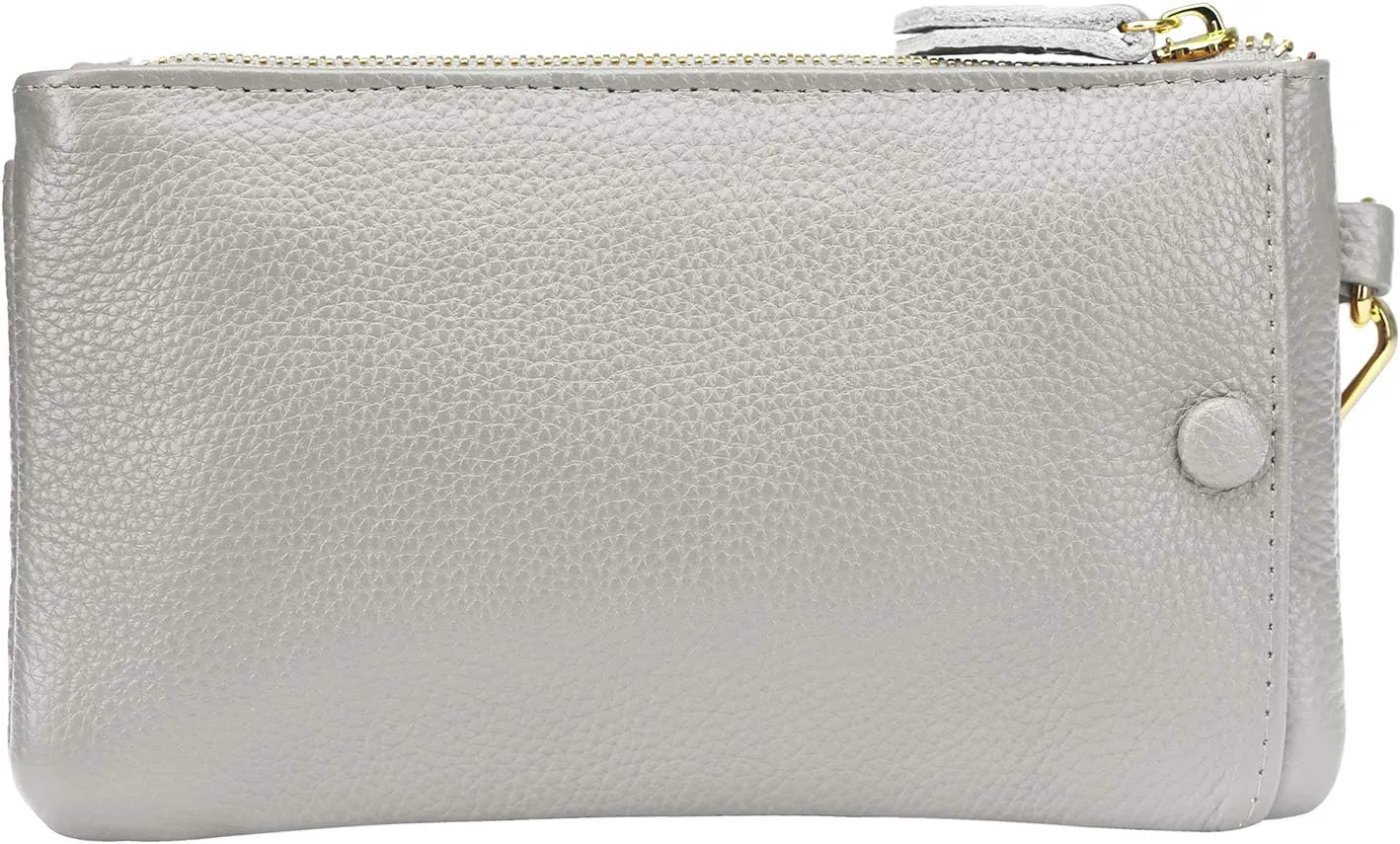 YALUXE Women's Genuine Leather Wristlet Handbags Envelope Style Cell Phone Purse Card Holder Clutch Wallet