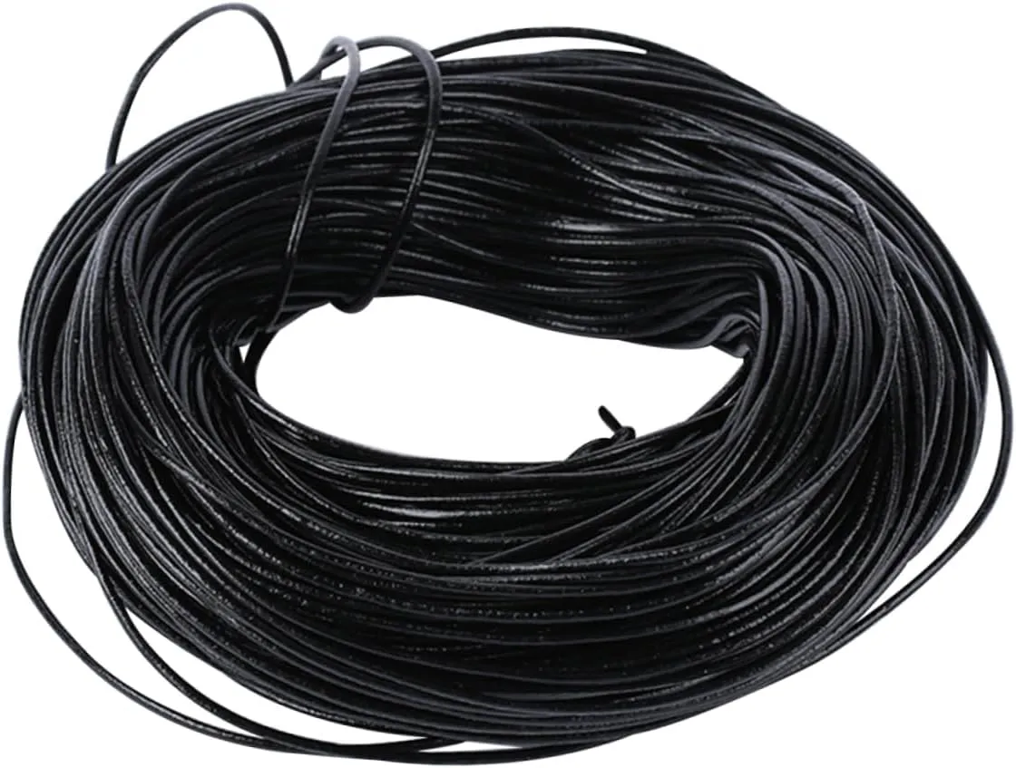 Yards of Mm Genuine Cowhide Leather Cords Smooth Surface for Jewelry Projects Bracelet Necklace DIY