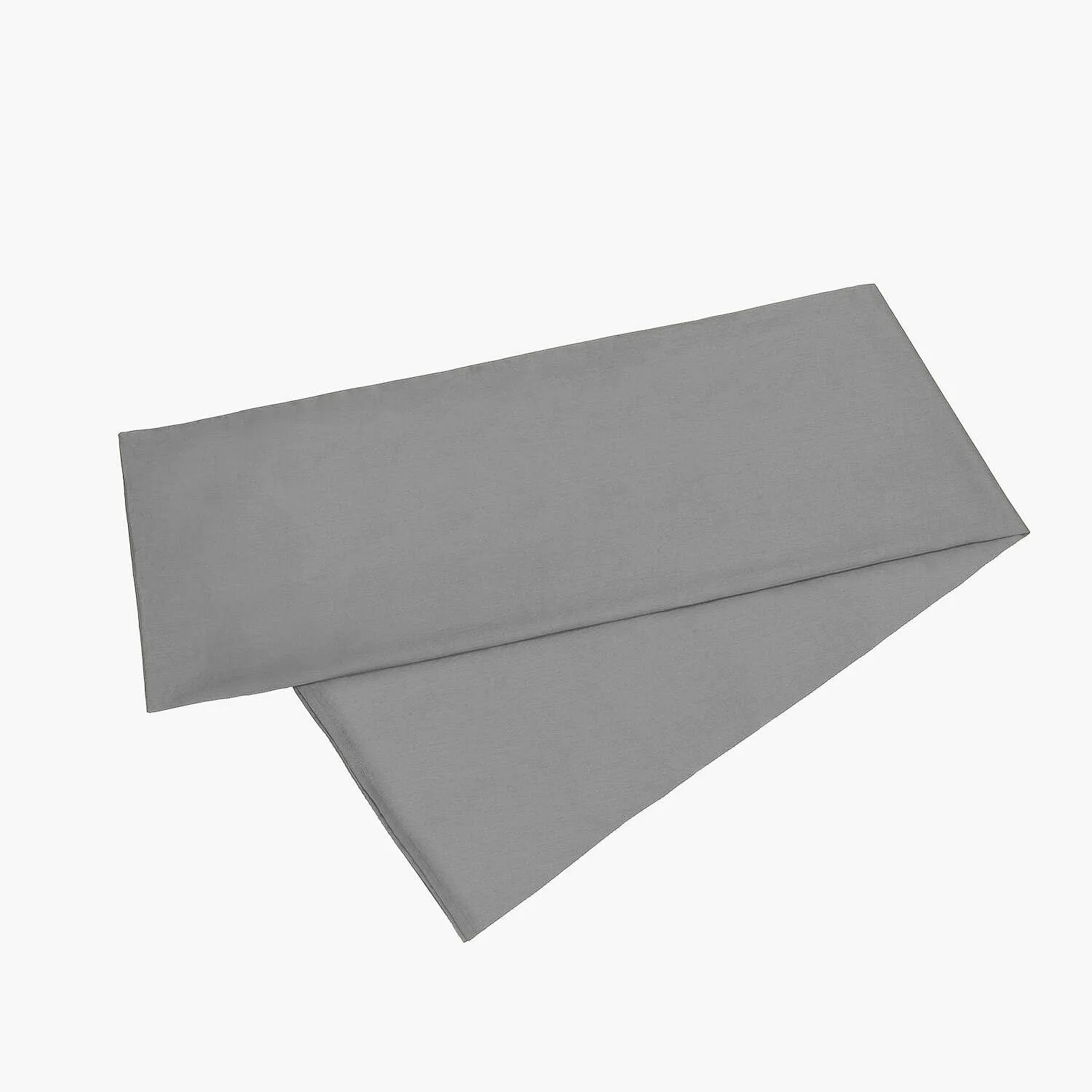 YAROO 21x72 Body Pillow Cover, Long Case - Envelope Closure, 400 Thread Count, 100% Cotton, Only Cover No Insert - Gray