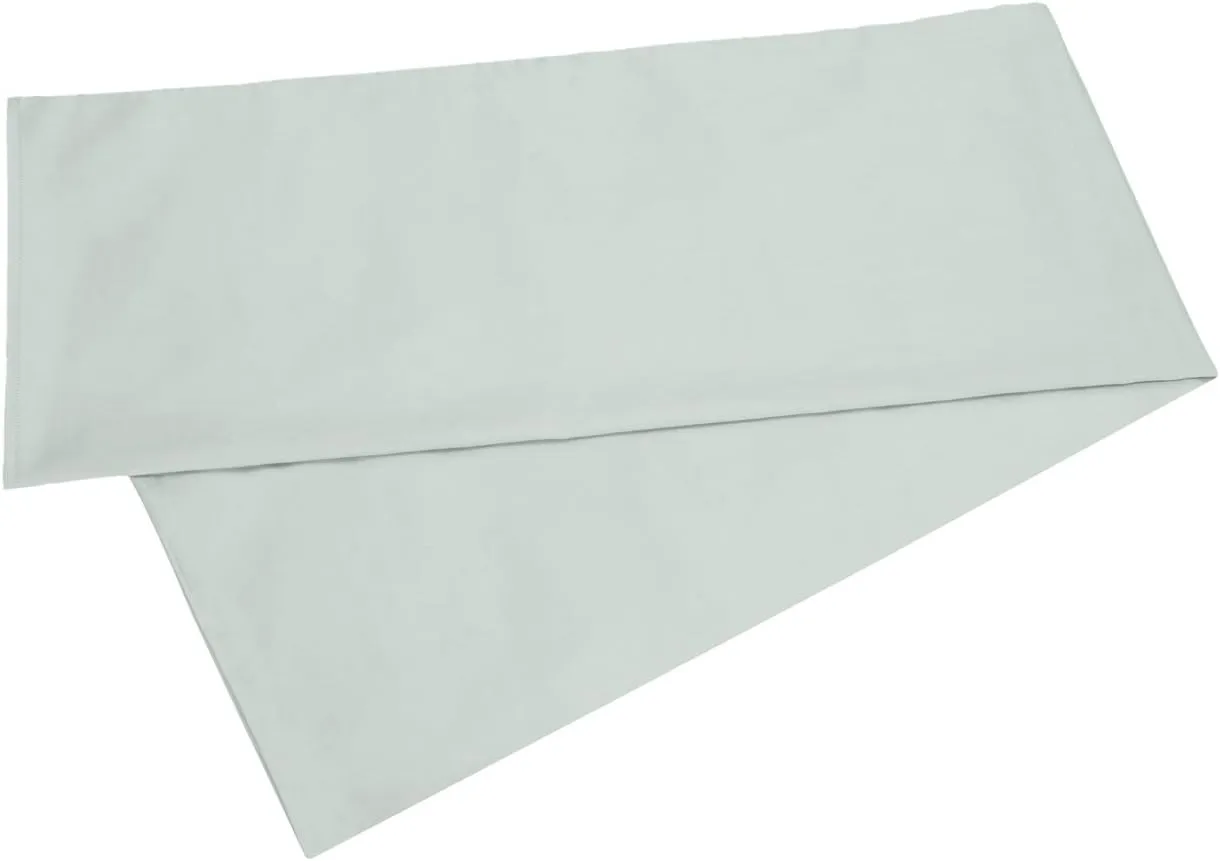 YAROO 21x72 Body Pillow Cover,Body Pillow Case,Long Pillow Case -Envelope Closure,400 Thread Count,100% Cotton,Only Cover No Insert,Body Pillowcase-Silver(Light Gray)