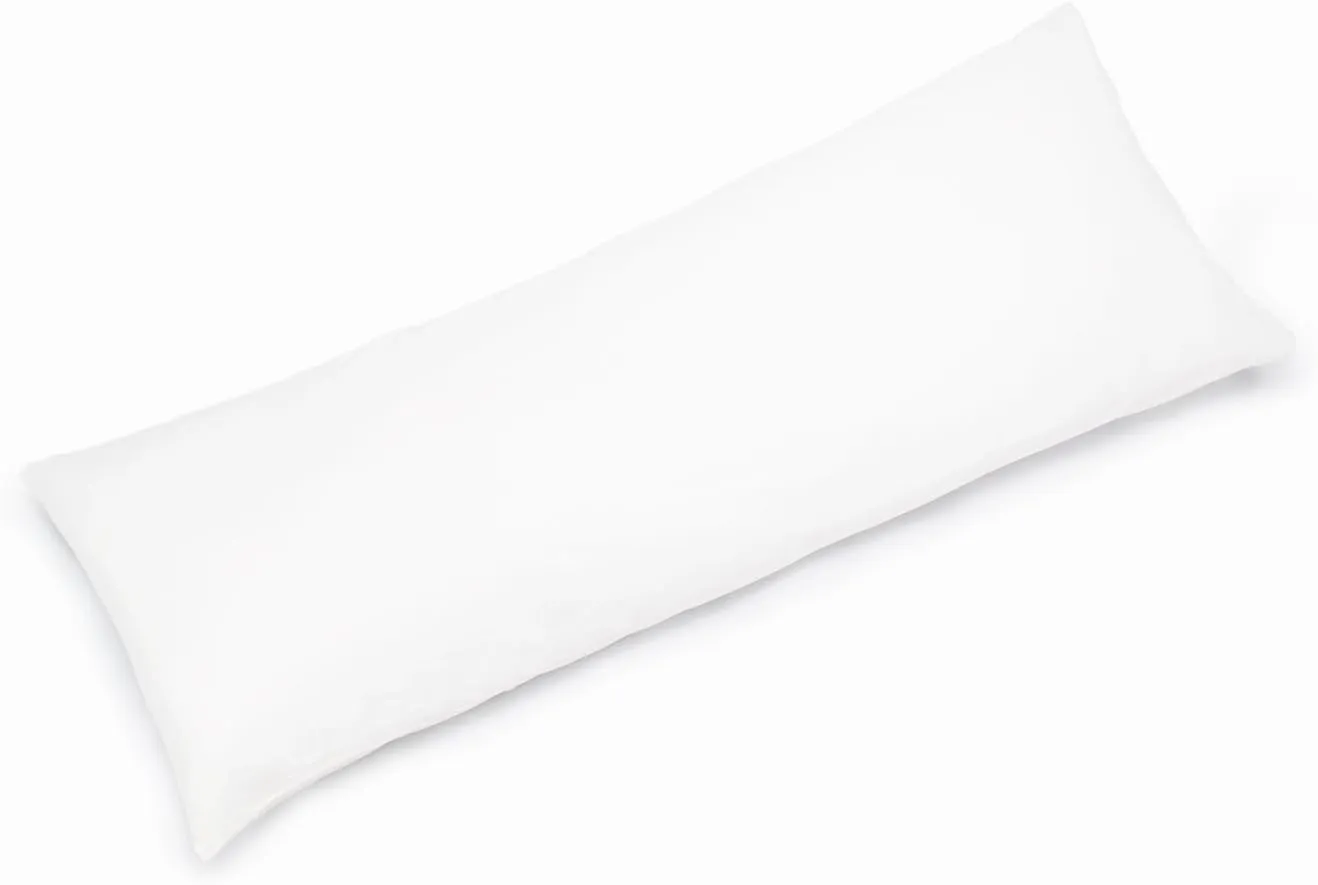YAROO Body Pillow Cover 21x54,Long Pillow Case -Envelope Closure,400 Thread Count,100% Cotton,Only Cover No Insert,Body Pillowcase Only-White