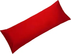 YAROO Body Pillow Cover 21x54,Long Pillow Case -Envelope Closure,400 Thread Count,100% Cotton,Only Cover No Insert,Body Pillowcase-Red