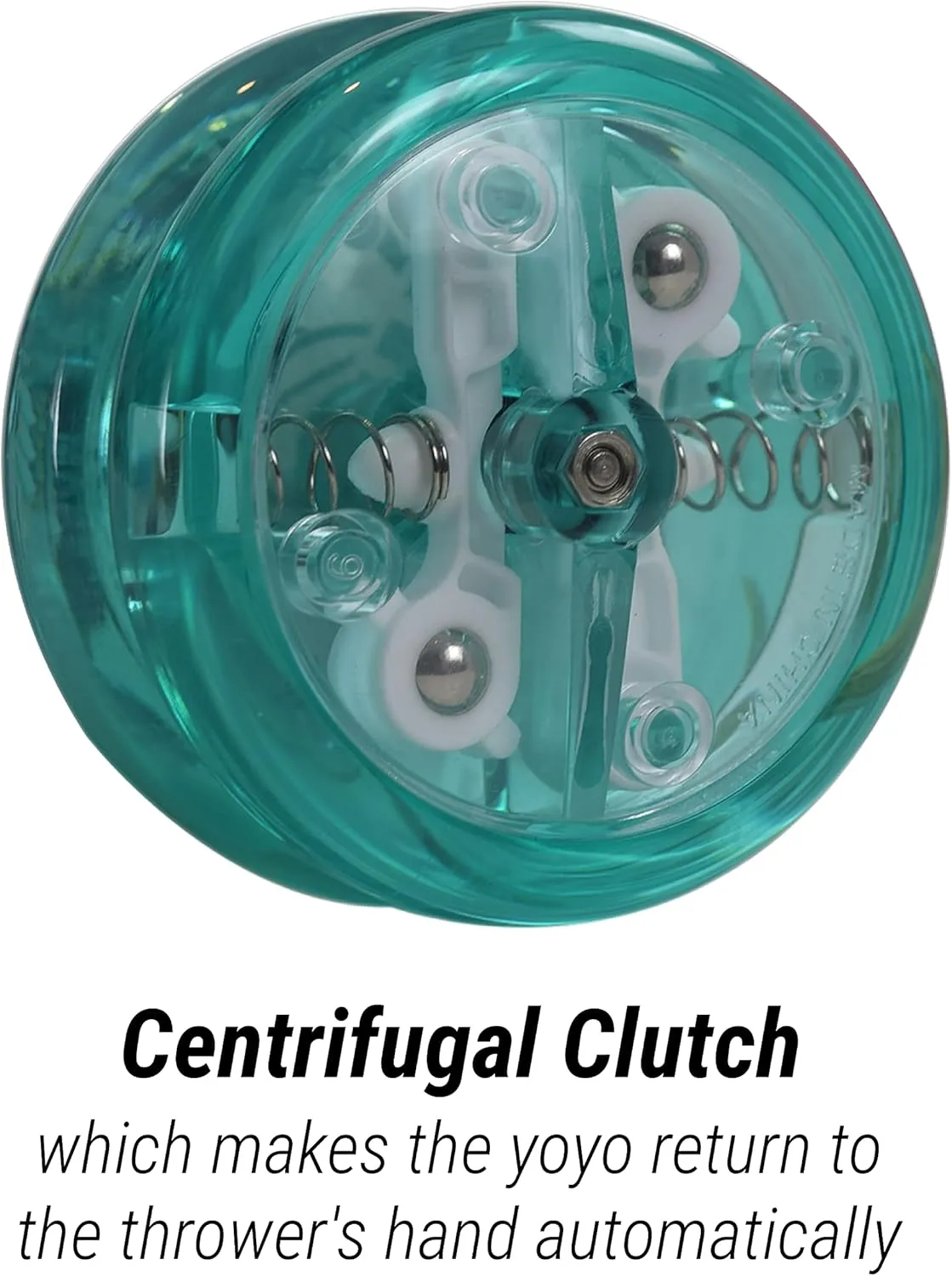 Yomega The Original Brain - Professional Yoyo for Kids and Beginners, Responsive Auto Return Yo Yo Best for String Tricks   Extra 2 Strings & 3 Month Warranty (Teal)