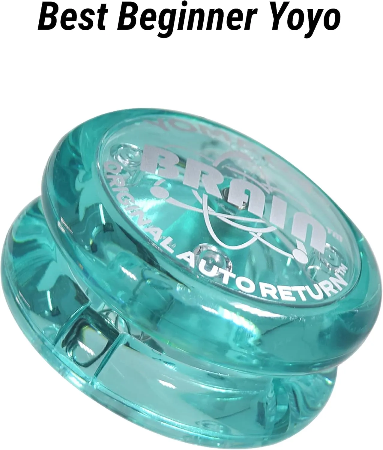 Yomega The Original Brain - Professional Yoyo for Kids and Beginners, Responsive Auto Return Yo Yo Best for String Tricks   Extra 2 Strings & 3 Month Warranty (Teal)
