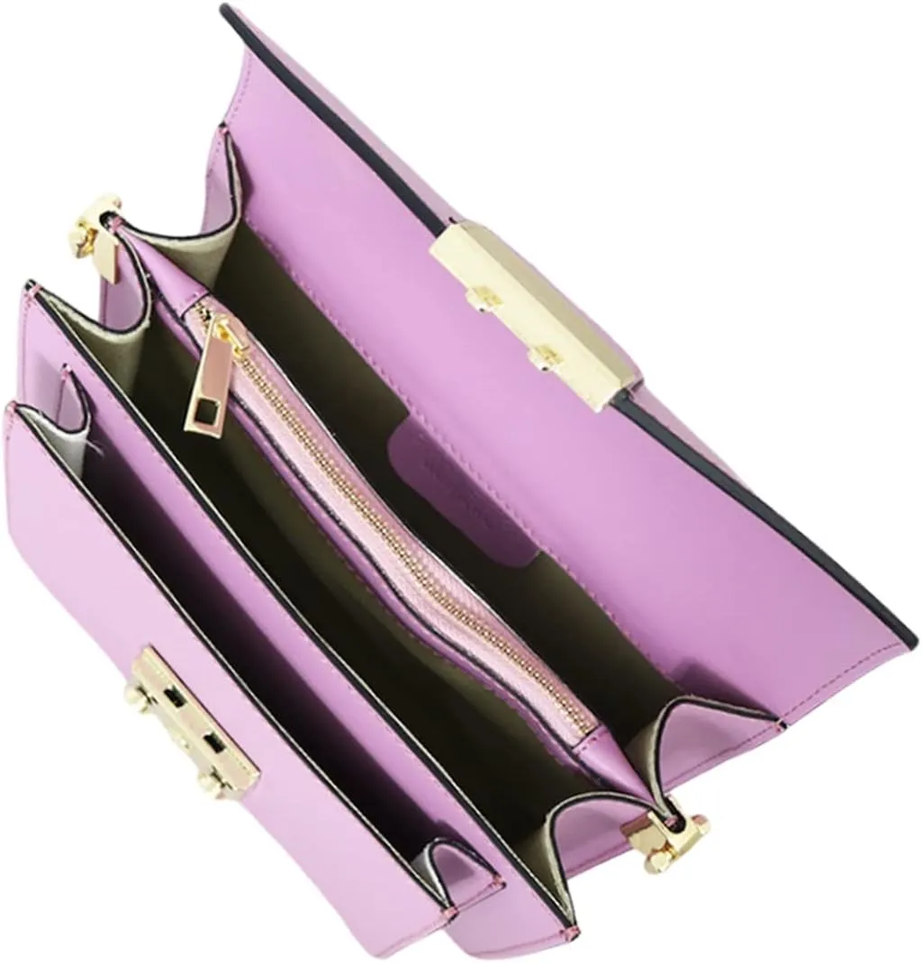 Zaniah Shoulder Bag, Genuine Leather Made in Italy