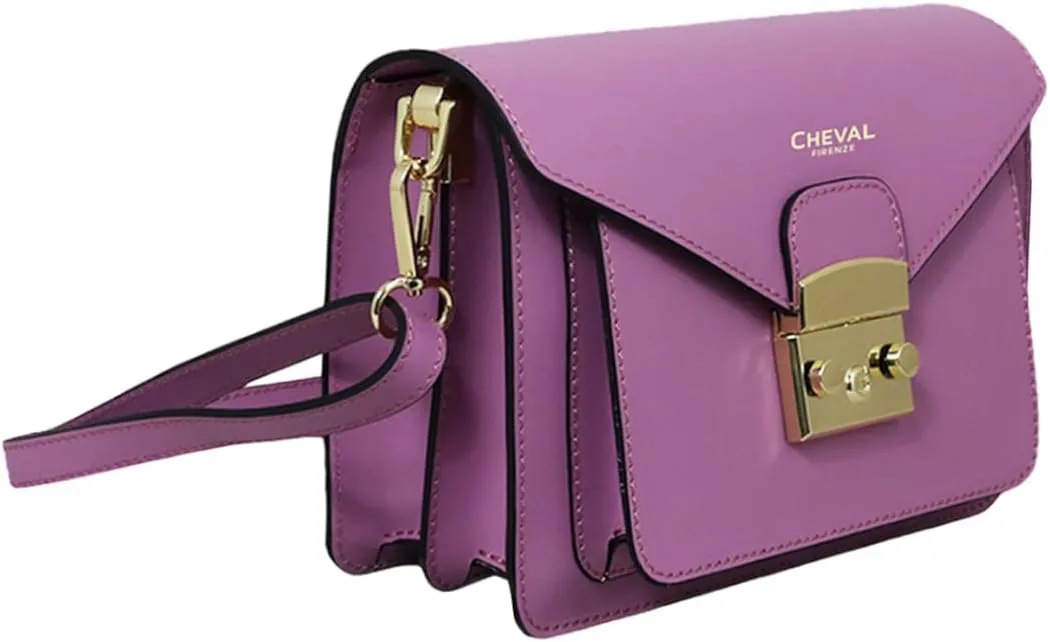 Zaniah Shoulder Bag, Genuine Leather Made in Italy