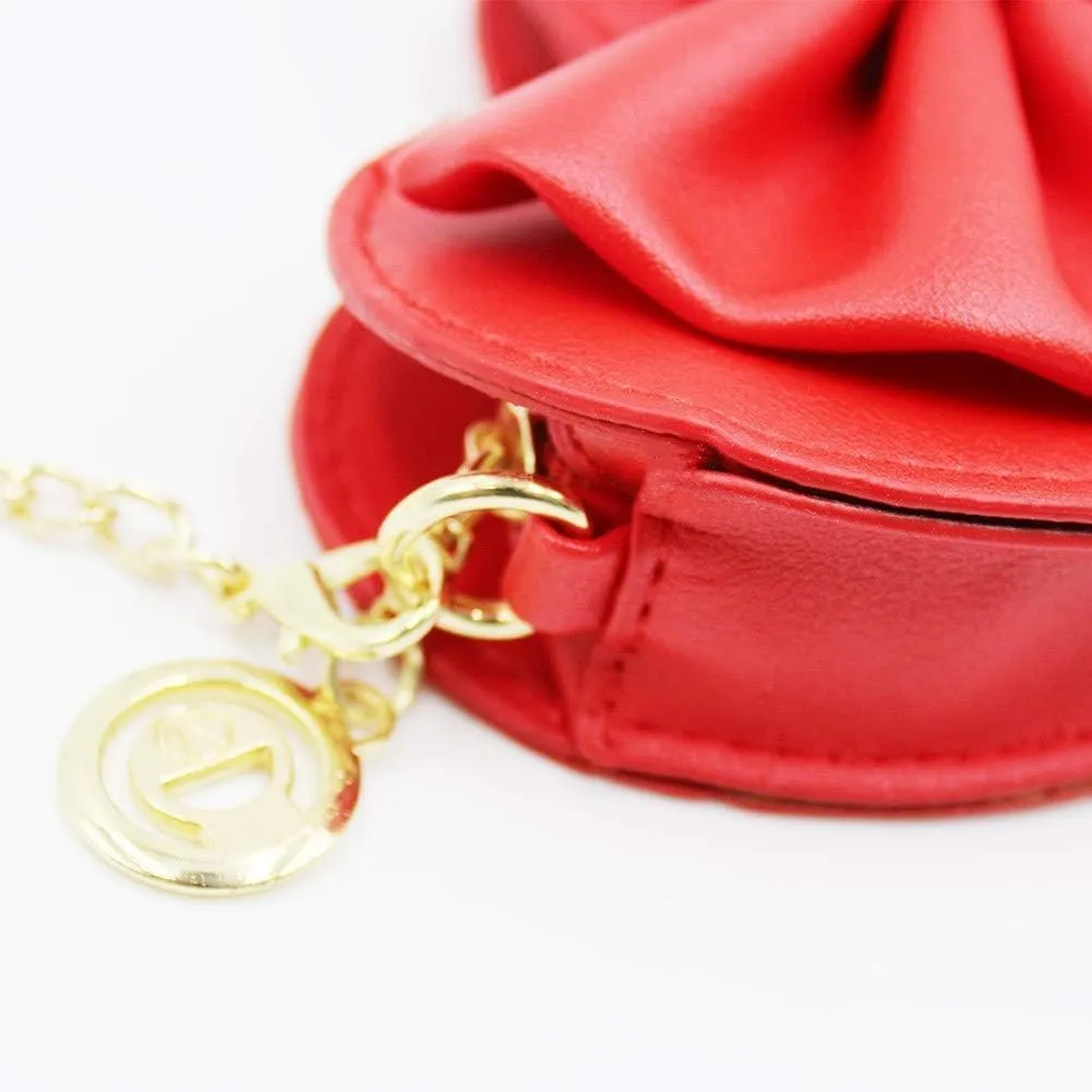 ZGMYC Cute Heart-shaped Crossbody Purse Bowknot Shoulder Bag Satchel for Little Girls Toddlers
