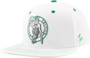 ZHATS NBA Officially Licensed Adjustable Snapback Hat Flat Bill Z11 Pop White