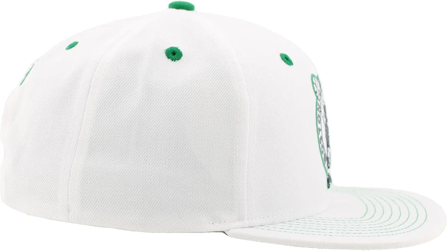 ZHATS NBA Officially Licensed Adjustable Snapback Hat Flat Bill Z11 Pop White
